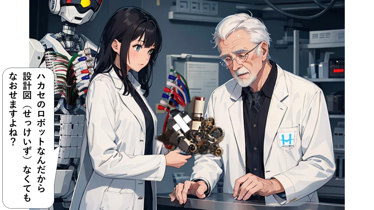 博士と助手1コマ目