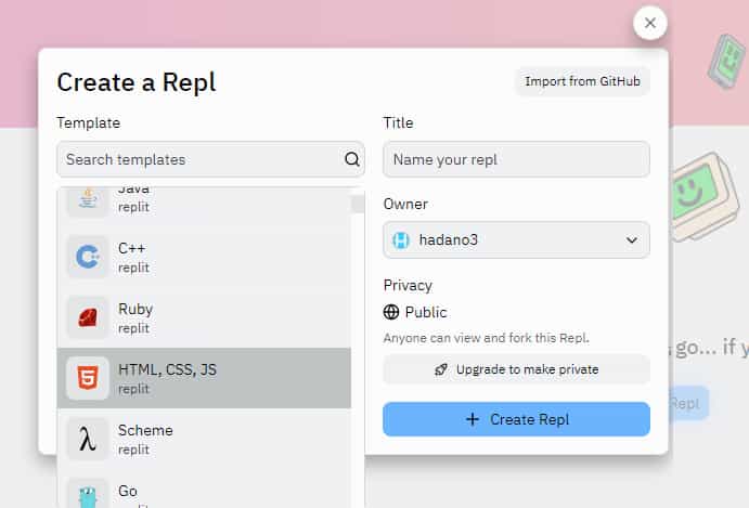createrepl