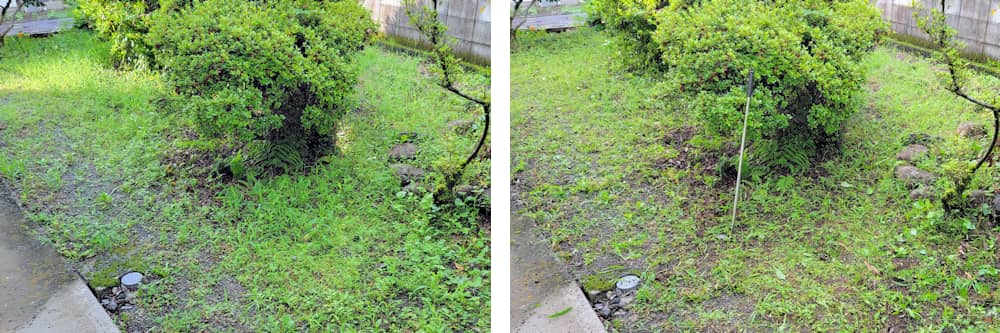 パイプ柄草抜き