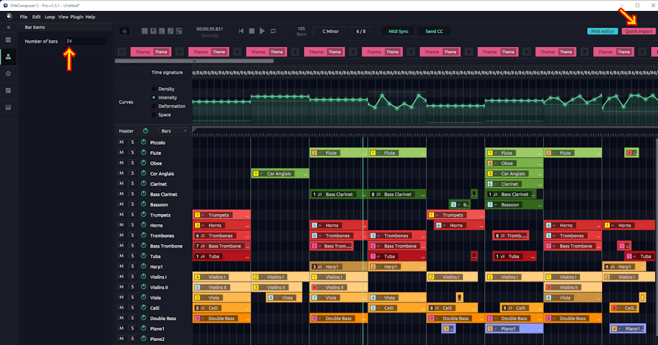 Orb Composer Quick import